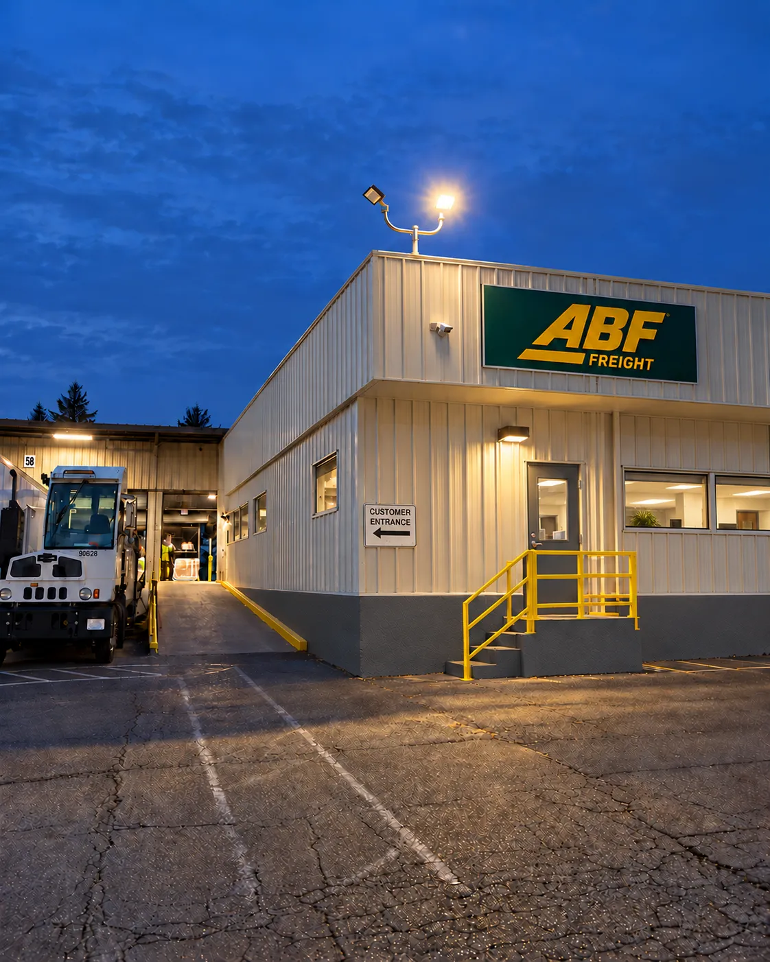ABF Freight warehouse customer entrance